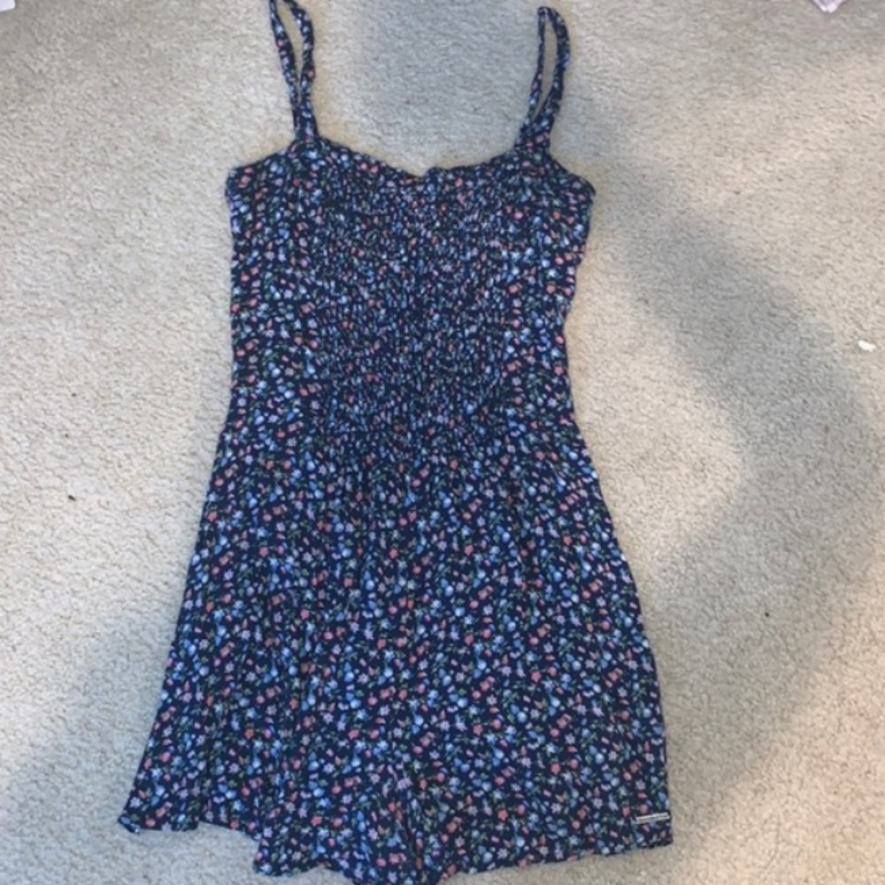 Abercrombie Ruched Floral Romper
